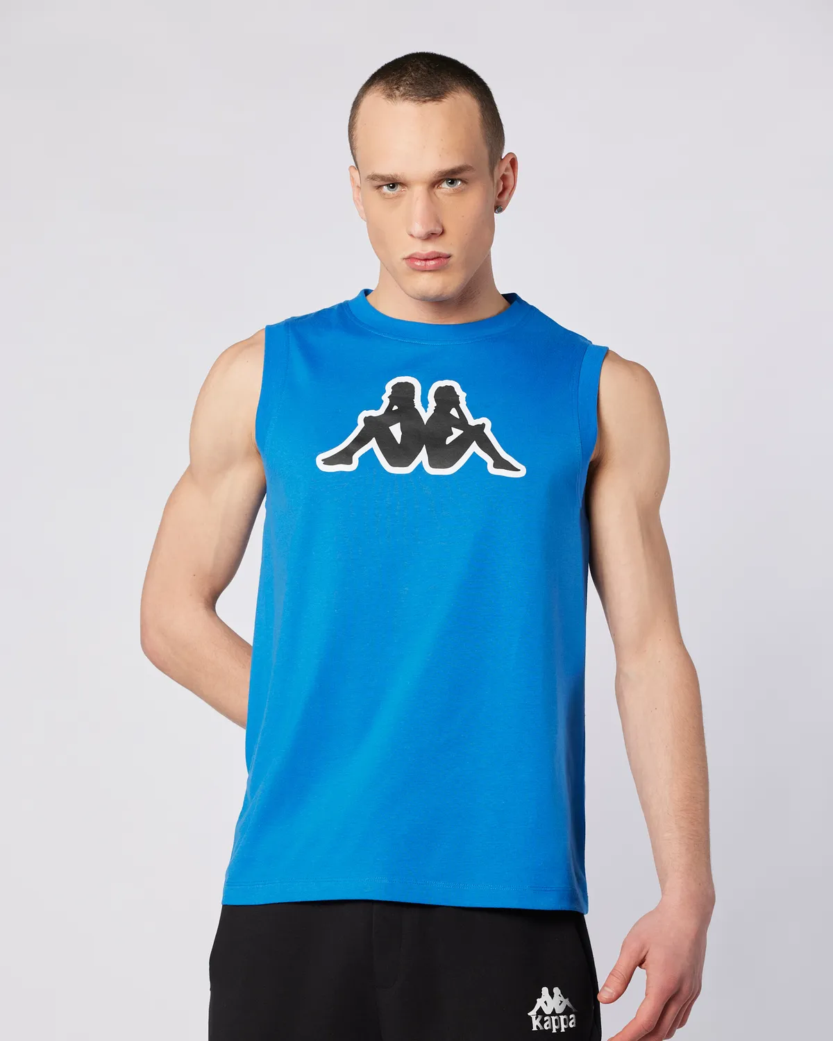 Mavi Logo Dwal  Erkek Mavi-Siyah-Beyaz Regular Fit Atlet