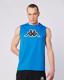Logo Dwal  Erkek Beyaz-Mavi-Beyaz Regular Fit Atlet