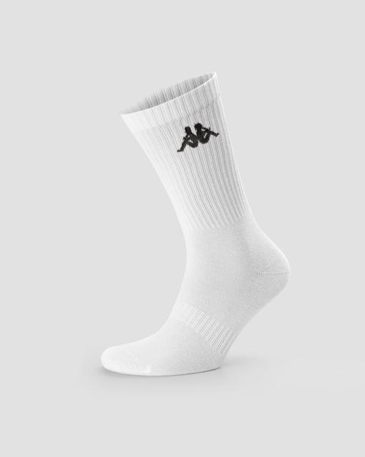 Beyaz Authentic Sally  3pack Unisex Beyaz Regular Fit Çorap - KAPPA® Türkiye