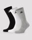 Authentic Sally  3pack Unisex Gri -Siyah-Beyaz Regular Fit Çorap