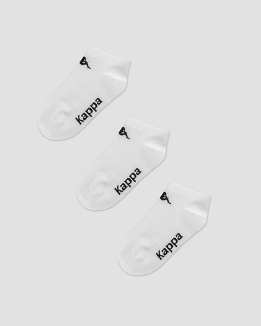 Beyaz Authentic Sandy  3pack Unisex Beyaz Regular Fit Çorap - KAPPA® Türkiye