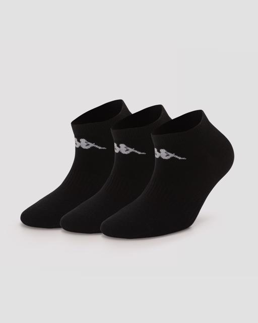 Siyah Authentic Sandy  3pack Unisex Siyah Regular Fit Çorap - KAPPA® Türkiye