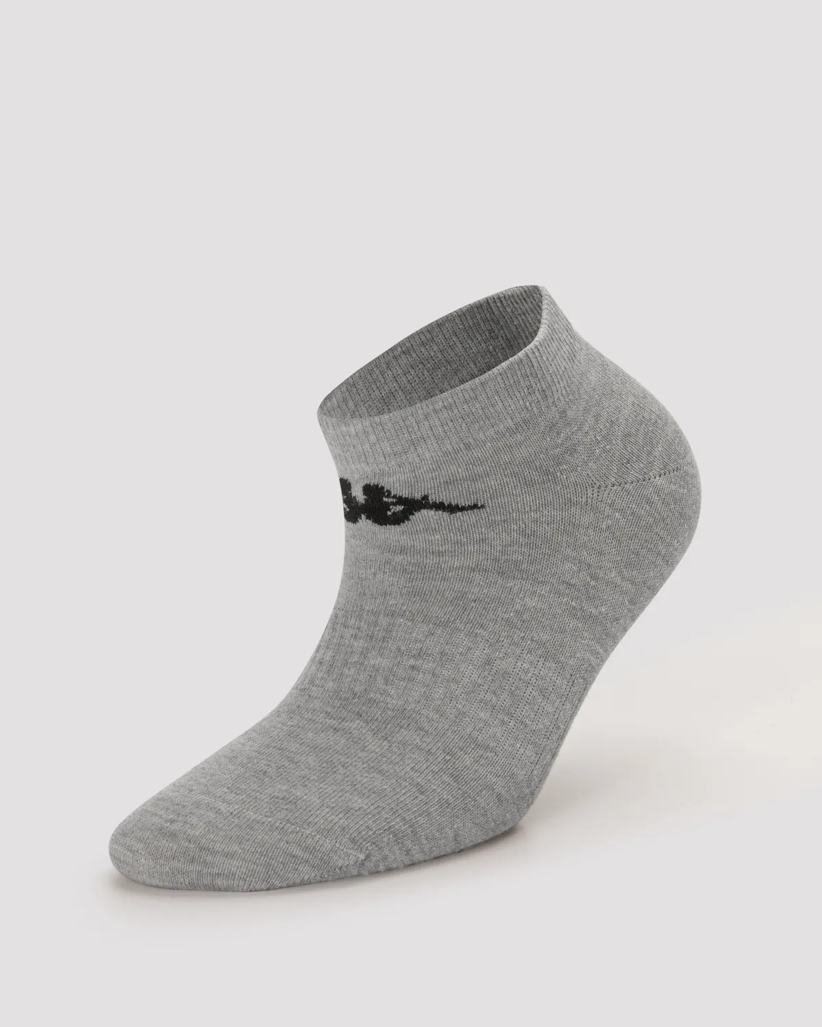 Gri Authentic Sandy  3pack Unisex Gri -Siyah-Beyaz Regular Fit Çorap