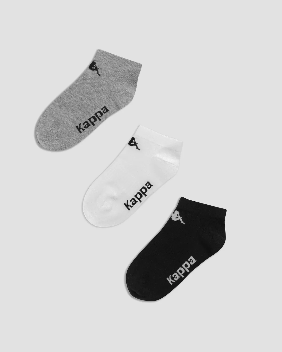 Gri Authentic Sandy  3pack Unisex Gri -Siyah-Beyaz Regular Fit Çorap