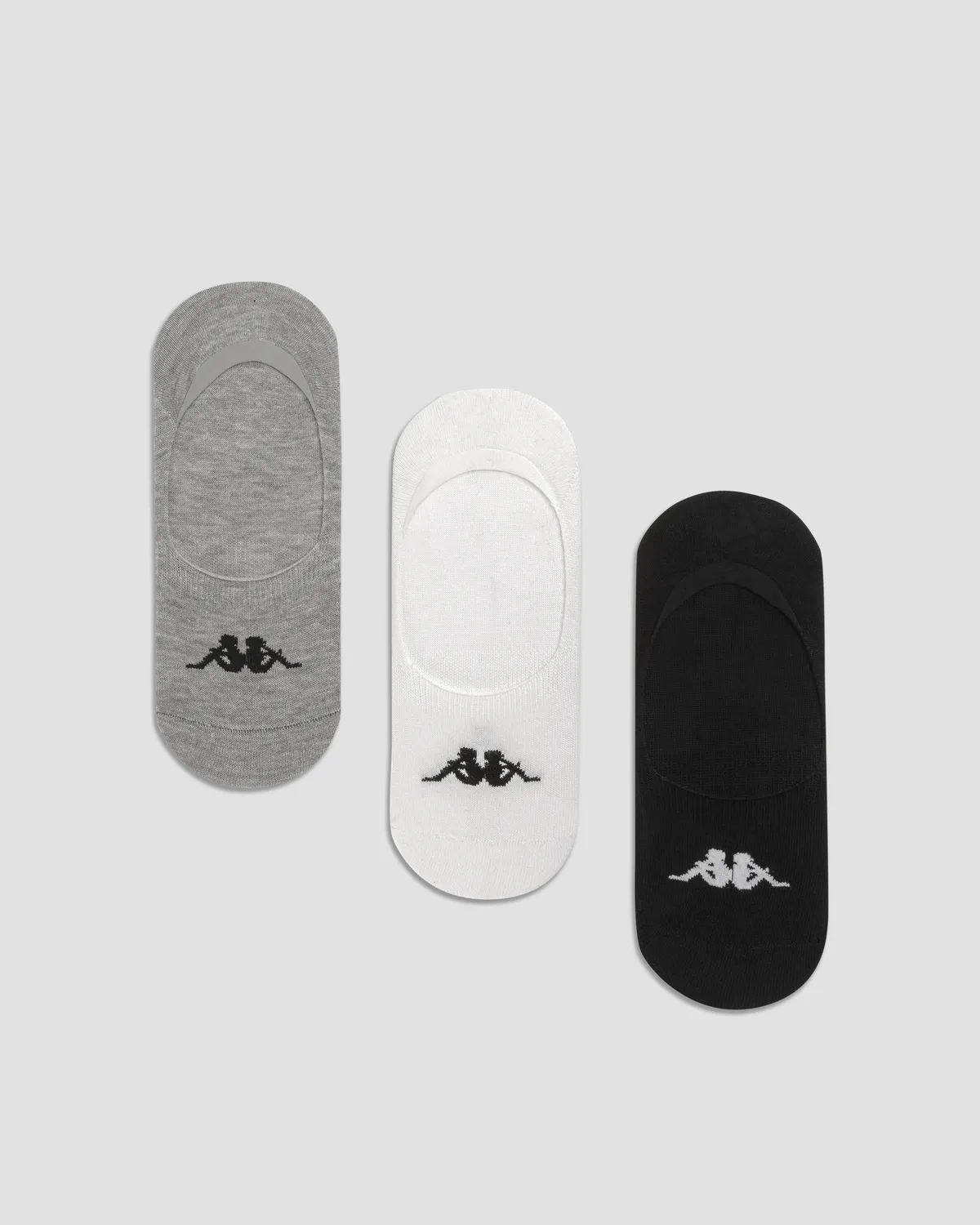 Gri Authentic Summery  3pack Unisex Gri -Siyah-Beyaz Regular Fit Çorap