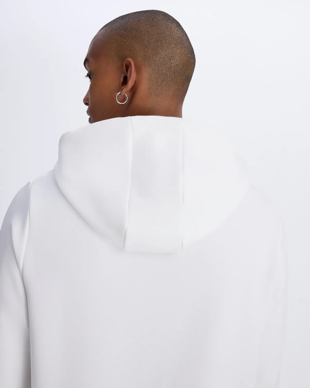 Beyaz Koradi Erkek Beyaz Regular Fit Fermuarlı Eşofman Üstü