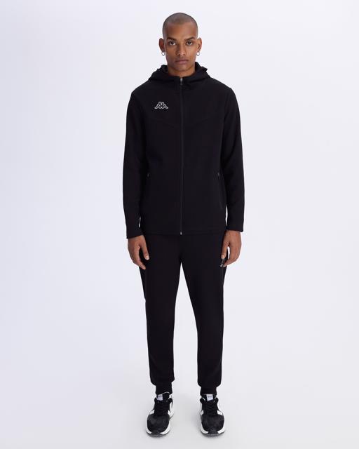 Siyah Koradi Erkek Siyah Regular Fit Fermuarlı Eşofman Üstü - KAPPA® Türkiye