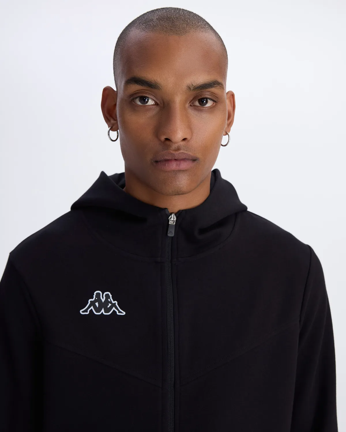 Siyah Koradi Erkek Siyah Regular Fit Fermuarlı Eşofman Üstü