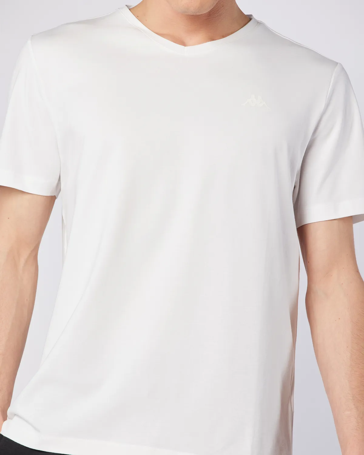 Beyaz Vshape Erkek Beyaz Regular Fit Tişört