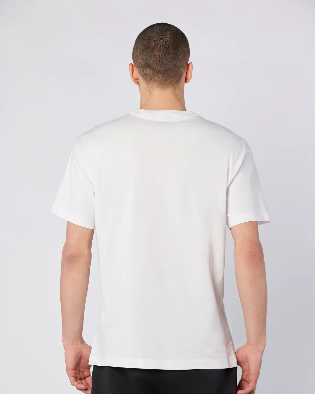 Beyaz Vshape Erkek Beyaz Regular Fit Tişört