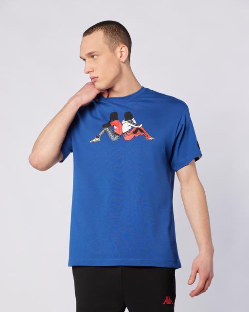 Mavi Banda Pop Erkek Mavi1 Regular Fit Tişört - KAPPA® Türkiye