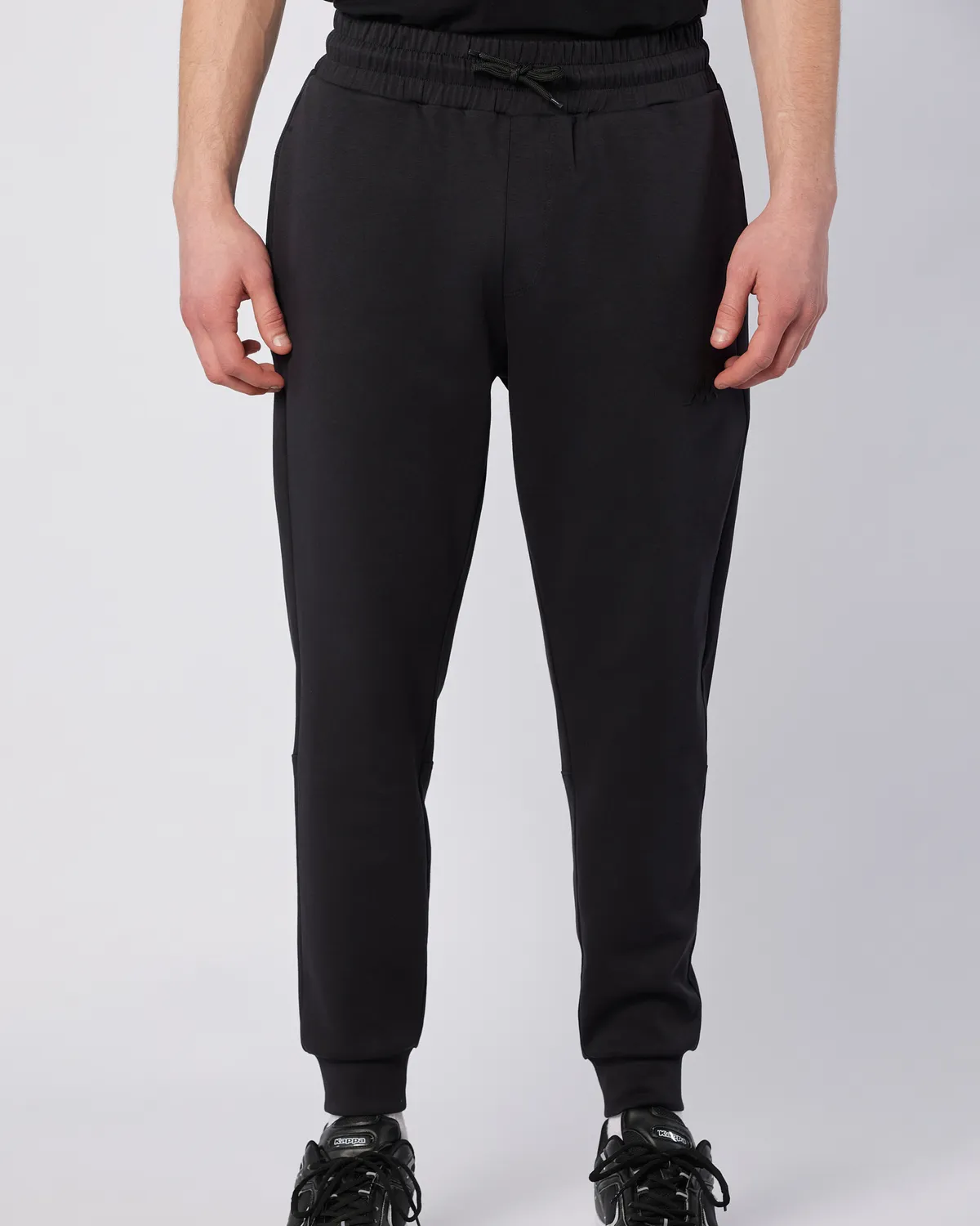 Siyah Logo Jaken Erkek Siyah Regular Fit Eşofman Altı