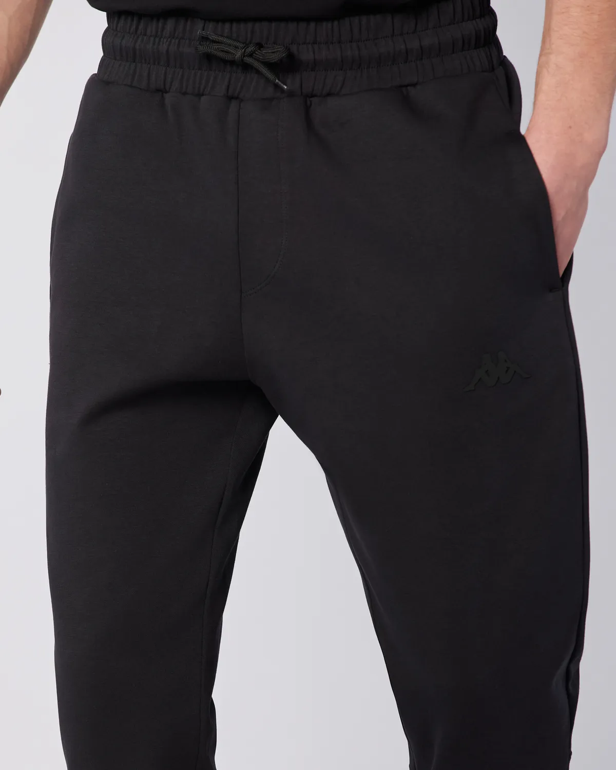 Siyah Logo Jaken Erkek Siyah Regular Fit Eşofman Altı