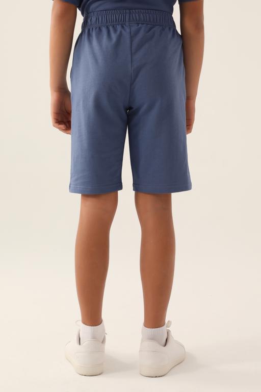 Mavi Authentic  Chad Erkek Çocuk Mavi-Yeşil Regular Fit Şort - KAPPA® Türkiye