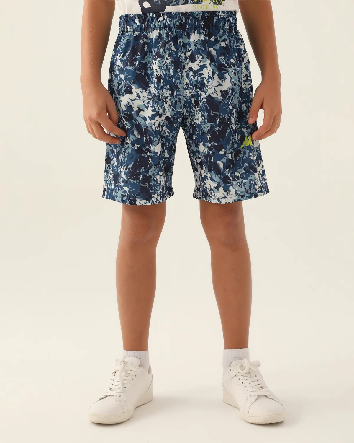 Mavi Authentic  Charles Erkek Çocuk Mavi-Yeşil Regular Fit Şort