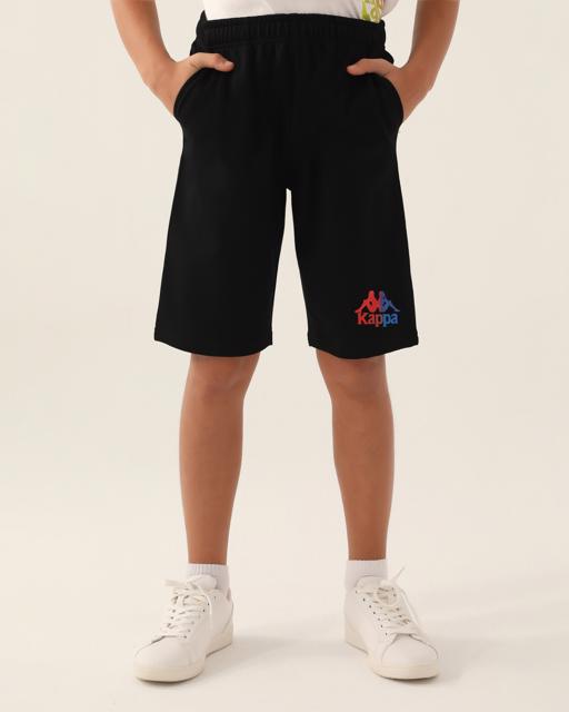 Siyah Authentic Clark Erkek Çocuk Antrasit Regular Fit Şort - KAPPA® Türkiye