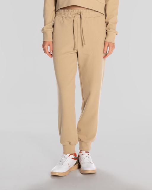 Bej Logo Elise Waffle Jogger Kadın Bej Eşofman Altı - KAPPA® Türkiye