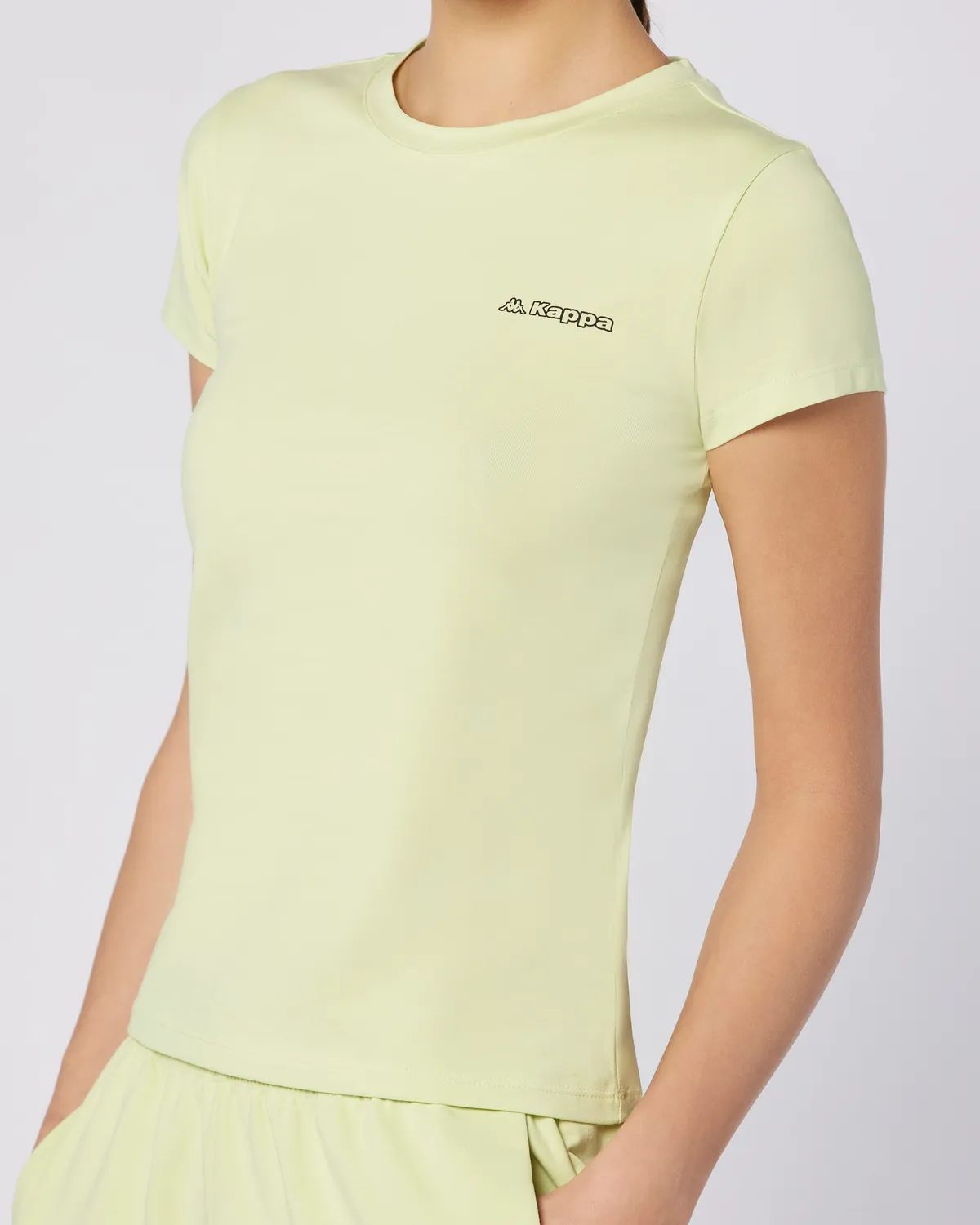 Yeşil Logo Jendy Kadın Yeşil Teal Regular Fit Tişört