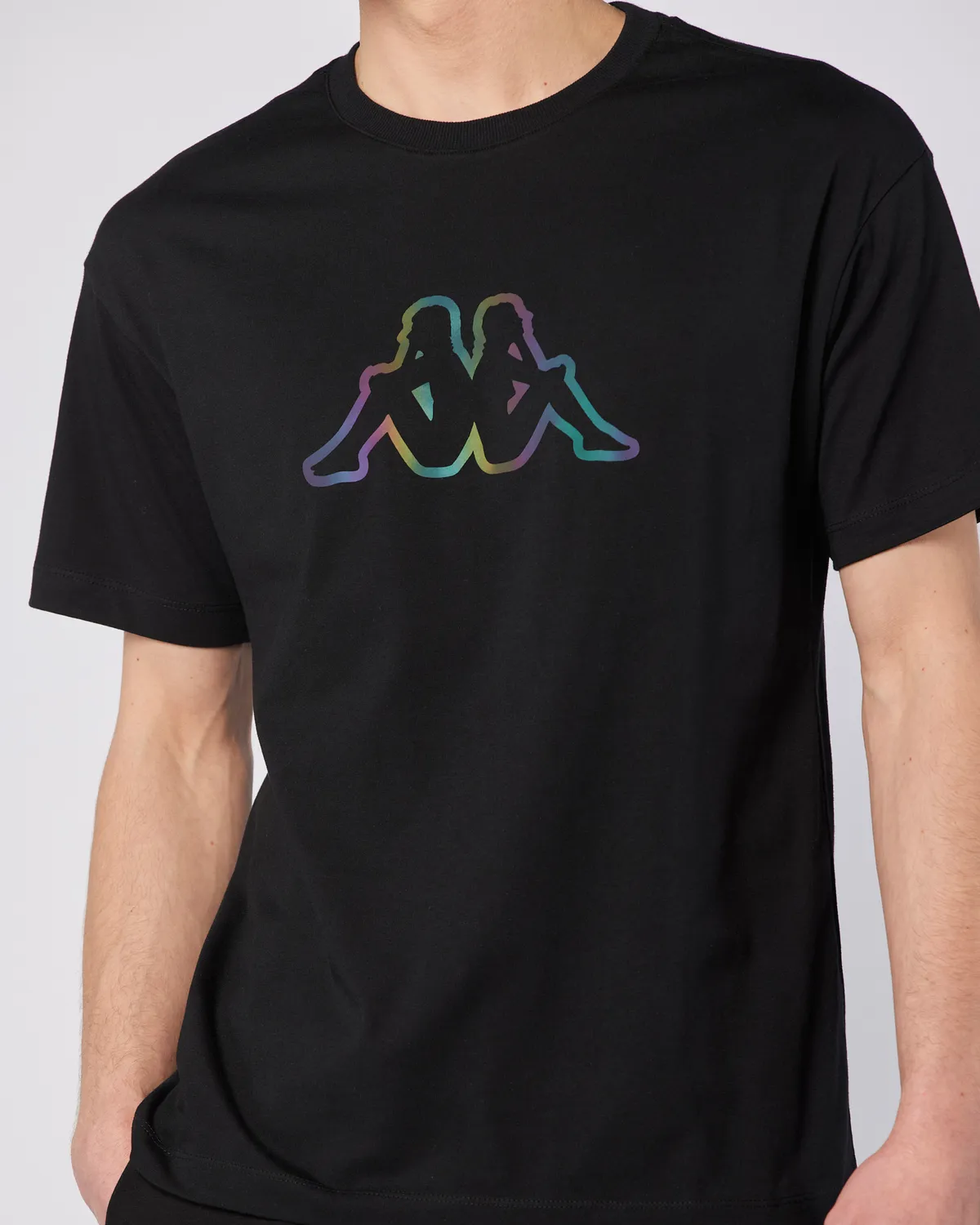 Siyah Logo Brian T-Shirt Erkek Siyah Regular Fit Tişört