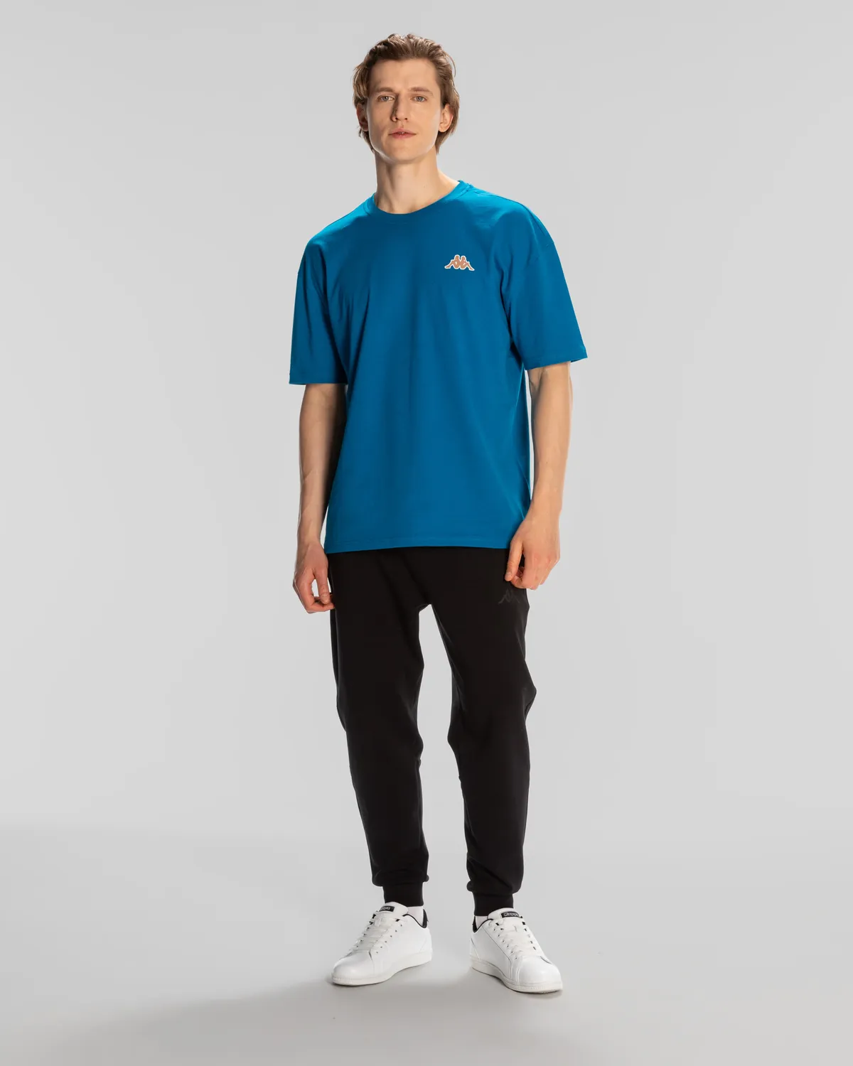 Mavi Kappa Sport Floyd Tshirt Erkek Mavi Regular Fit Tişört