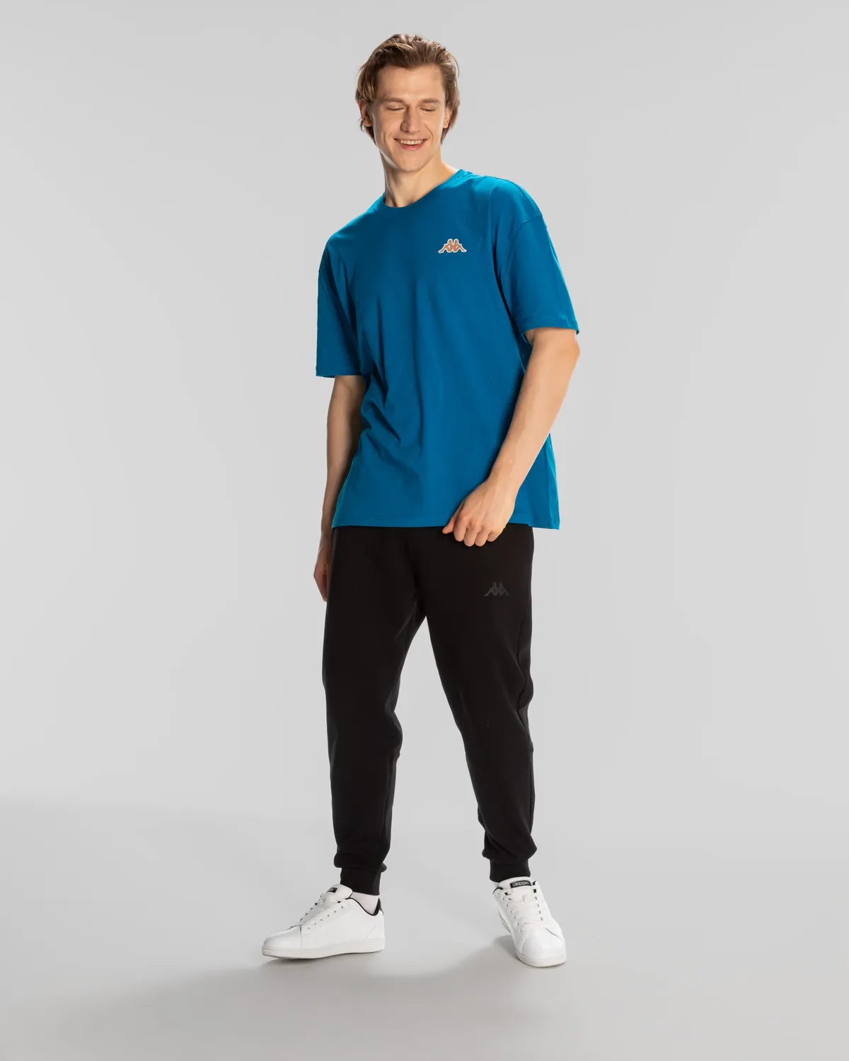 Mavi Kappa Sport Floyd Tshirt Erkek Mavi Regular Fit Tişört