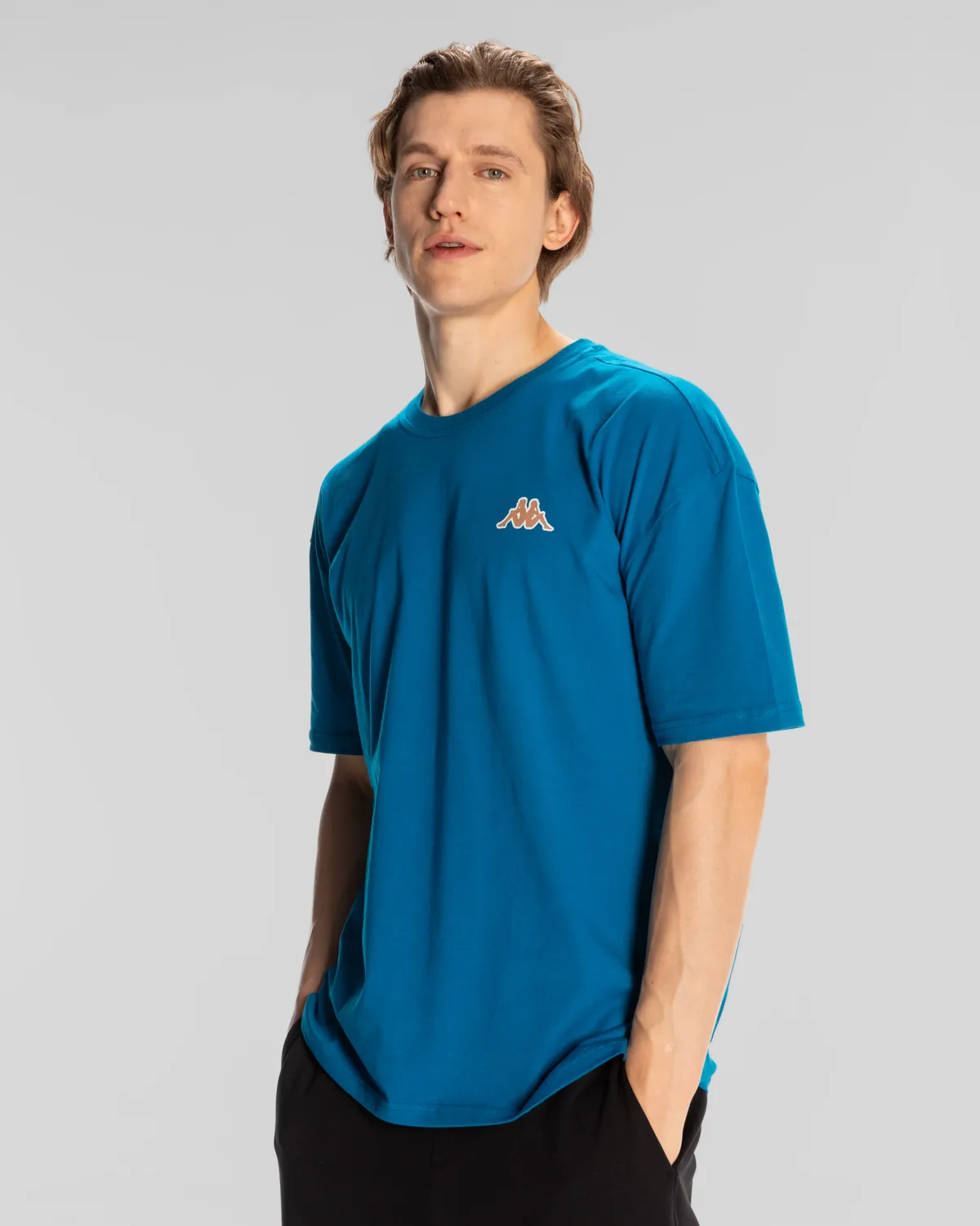 Mavi Kappa Sport Floyd Tshirt Erkek Mavi Regular Fit Tişört