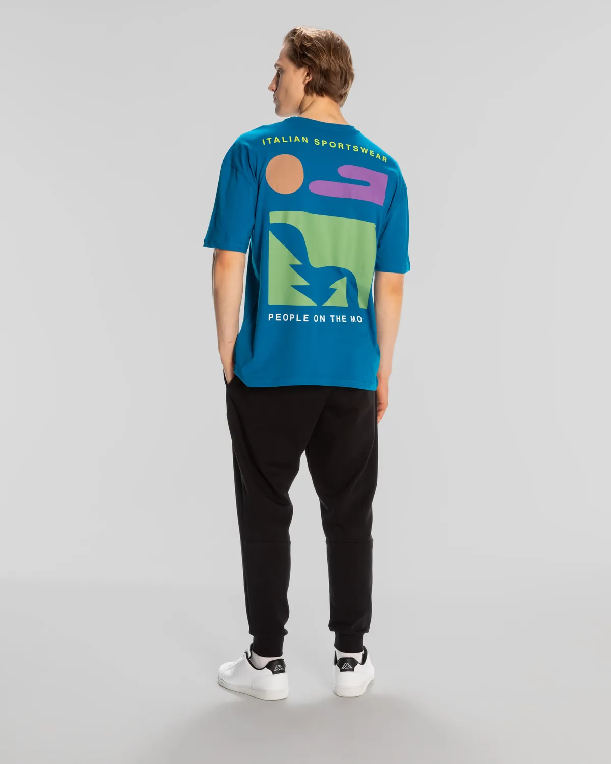 Mavi Kappa Sport Floyd Tshirt Erkek Mavi Regular Fit Tişört