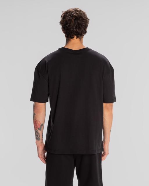 Siyah Logo Fred Erkek Siyah Regular Fit Tişört - KAPPA® Türkiye