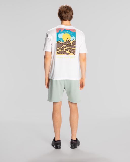 Beyaz Frotis Erkek Beyaz Regular Fit Tişört - KAPPA® Türkiye