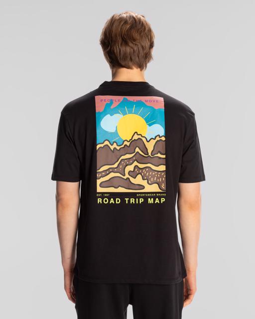 Siyah Frotis Erkek Siyah Regular Fit Tişört - KAPPA® Türkiye