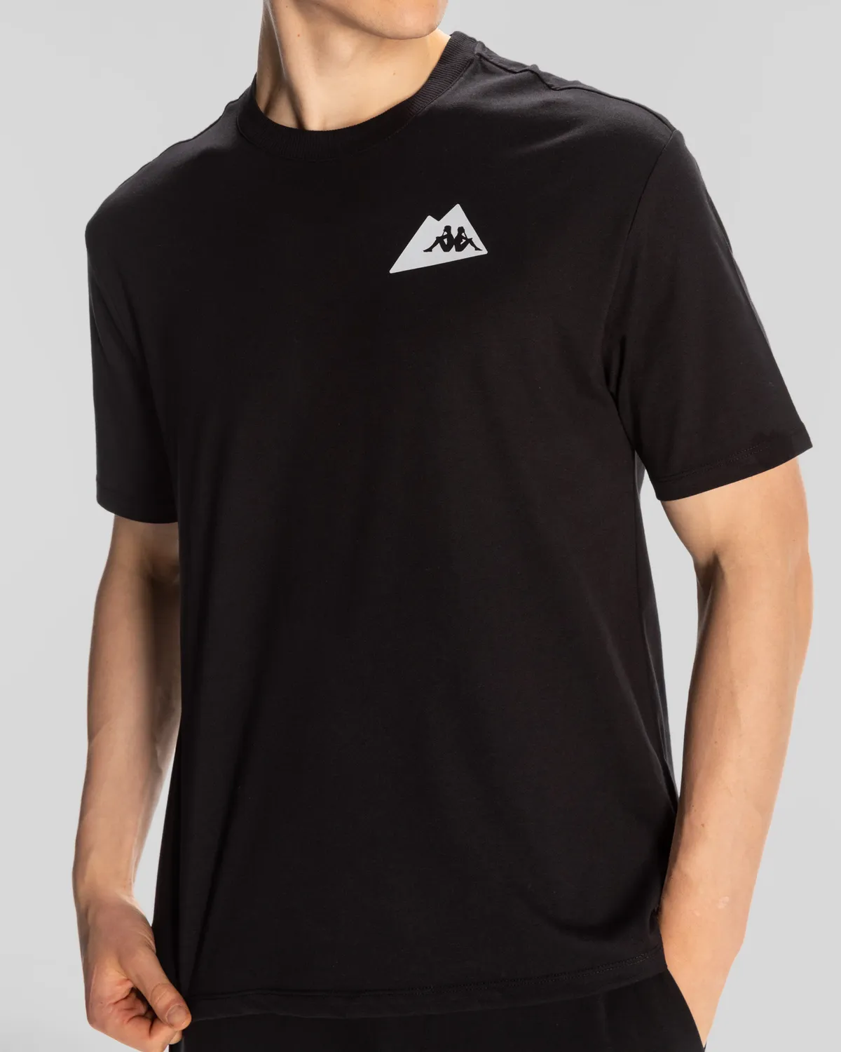 Siyah Frotis Erkek Siyah Regular Fit Tişört