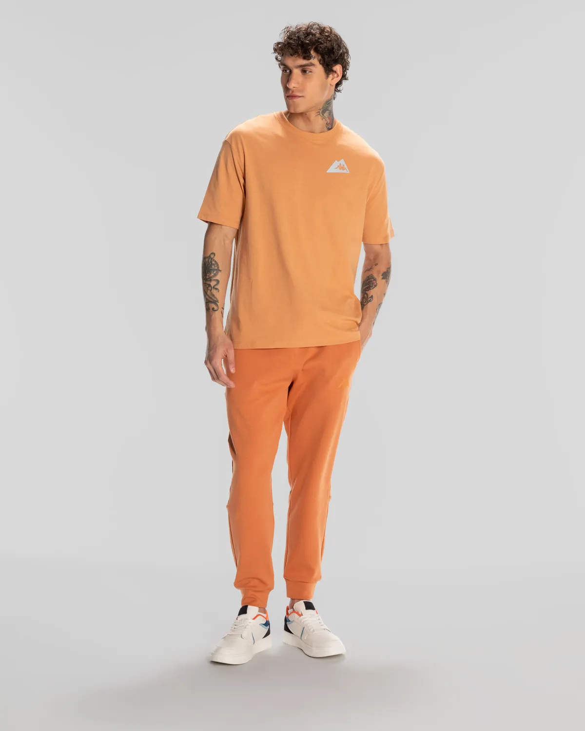 Kahverengi Frotis Erkek Camel Regular Fit Tişört