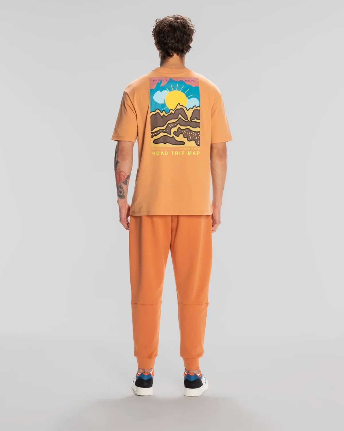 Kahverengi Frotis Erkek Camel Regular Fit Tişört