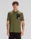 Maska Erkek Haki Regular Fit Tişört