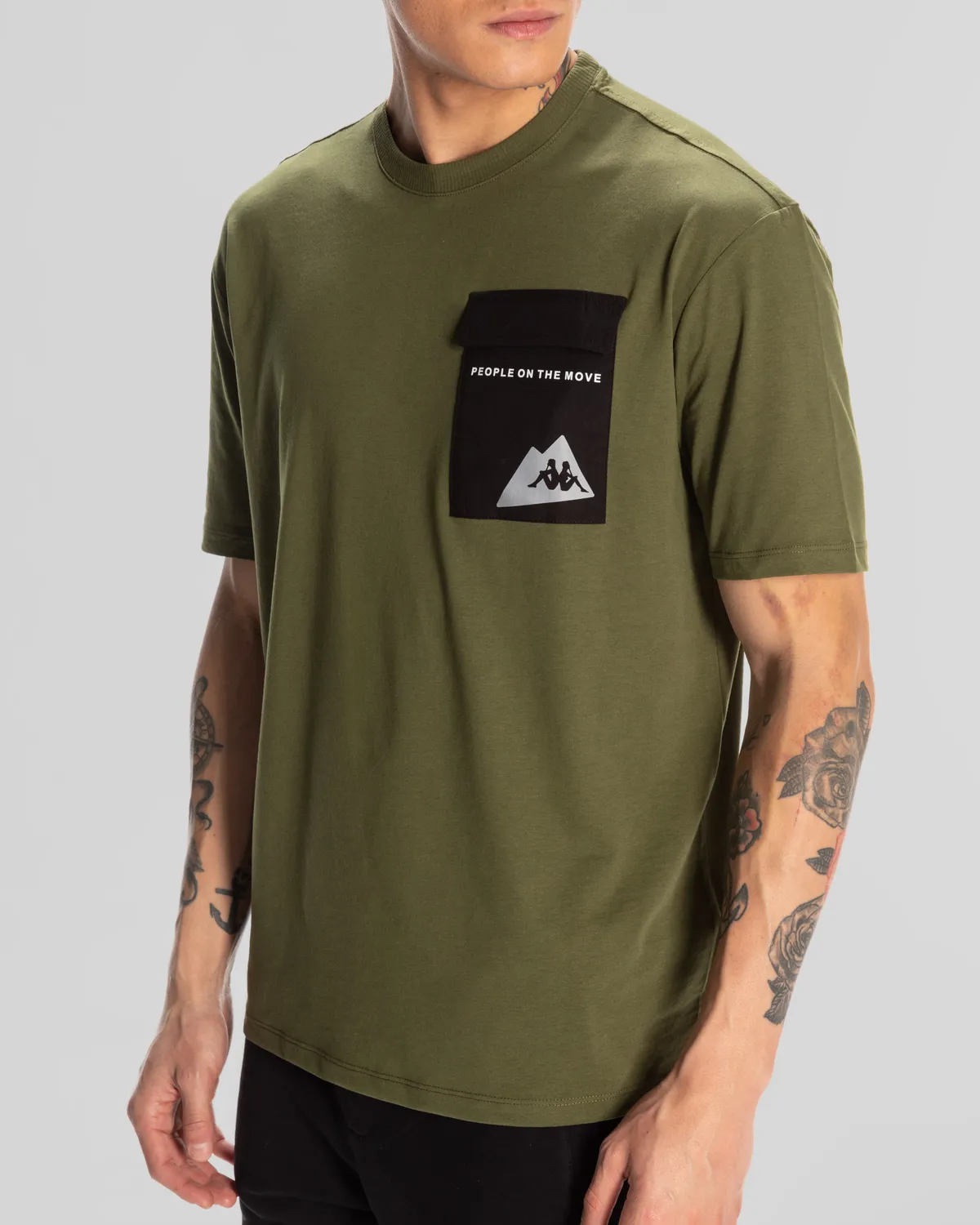 Yeşil Maska Erkek Haki Regular Fit Tişört