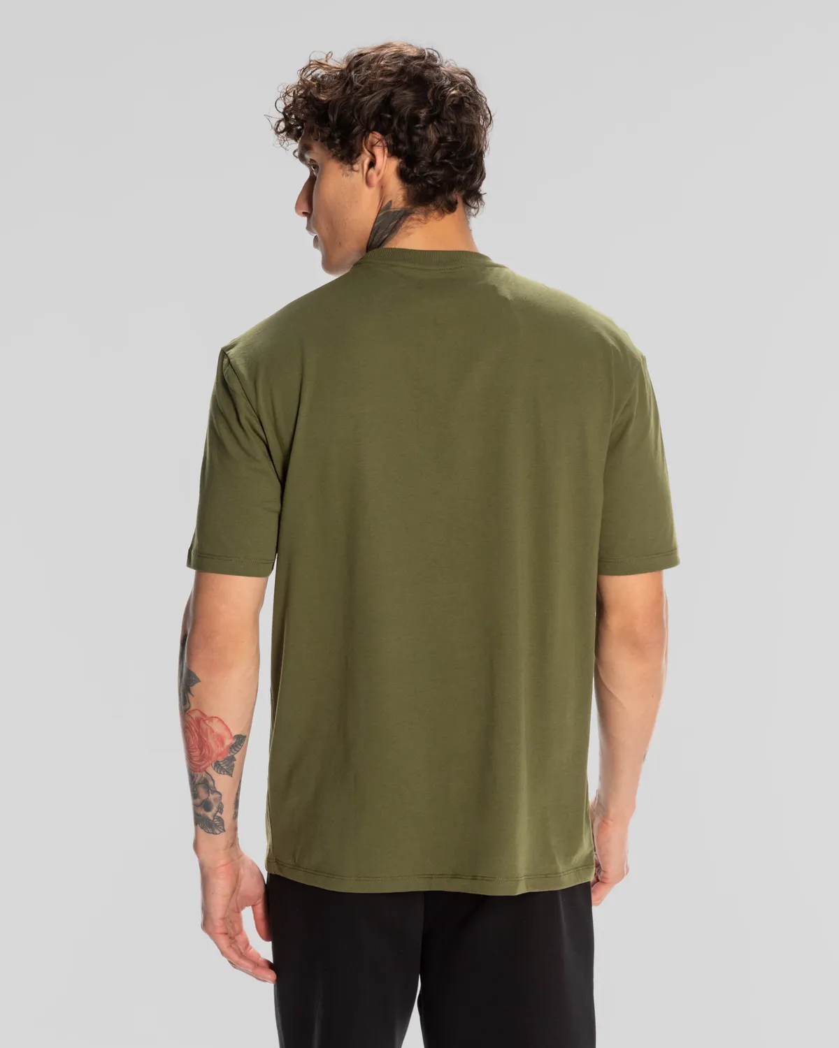 Yeşil Maska Erkek Haki Regular Fit Tişört