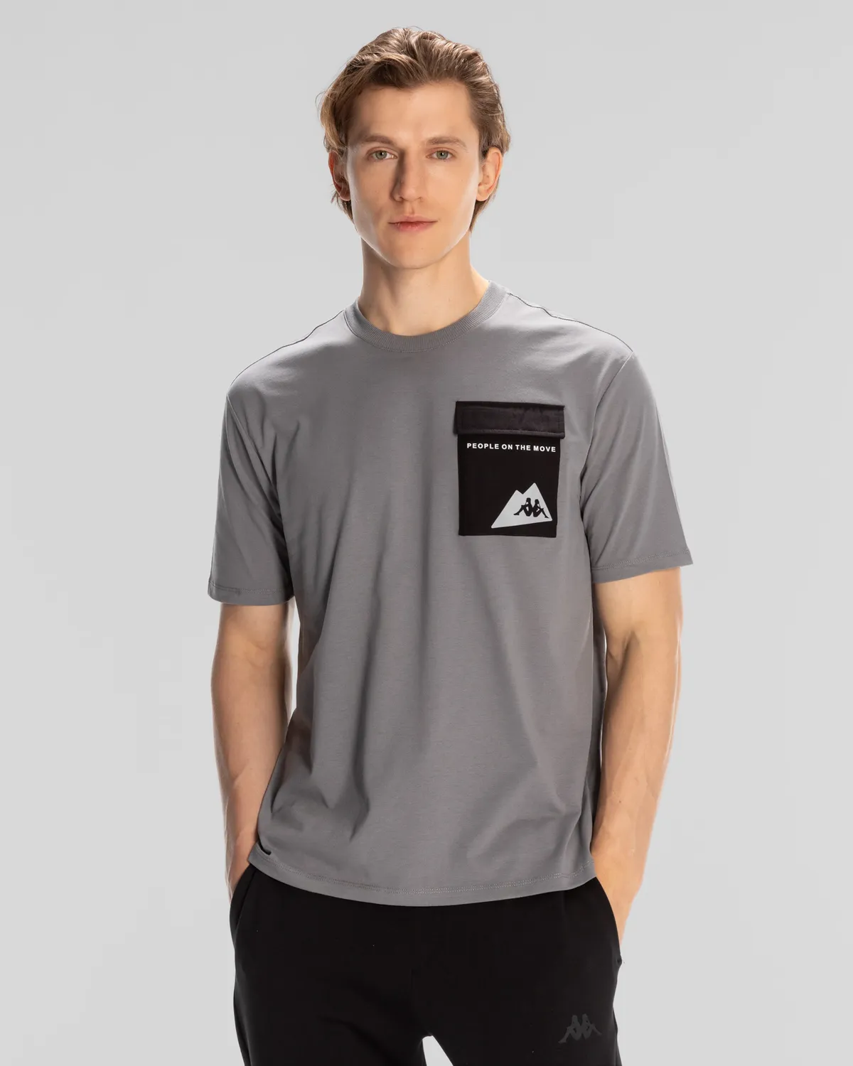 Mavi Maska Erkek Gri-Mavi Regular Fit Tişört