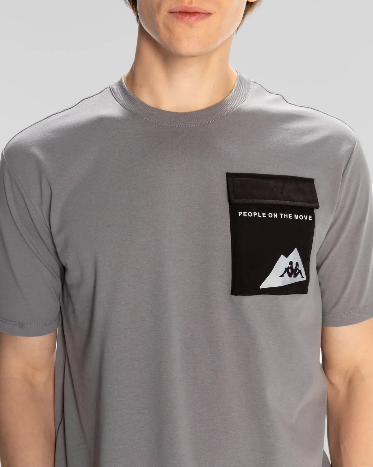 Mavi Maska Erkek Gri-Mavi Regular Fit Tişört