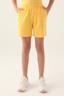 Sarı-Authentic Chande Kız Çocuk Bej Regular Fit Şort