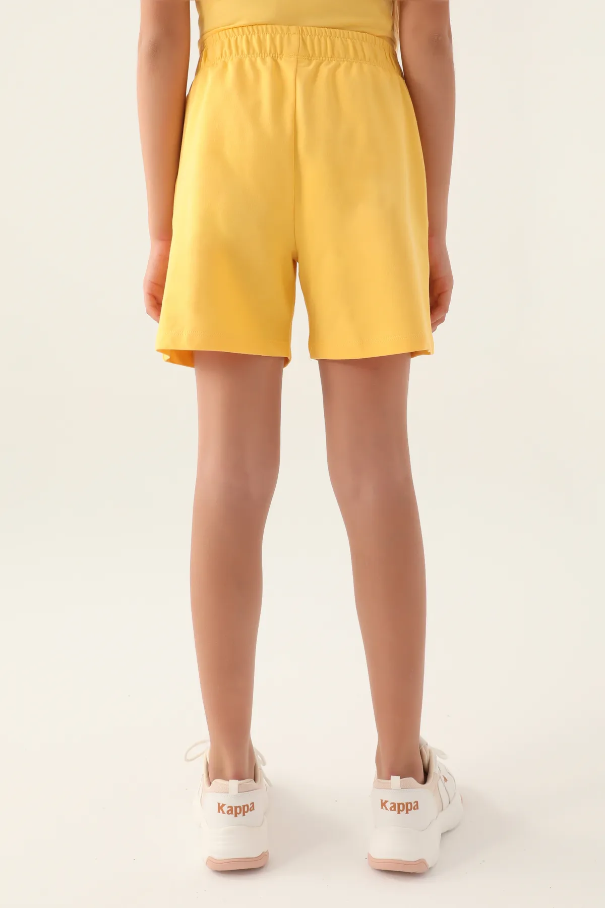 Sarı Authentic Chande Kız Çocuk Sarı Regular Fit Şort