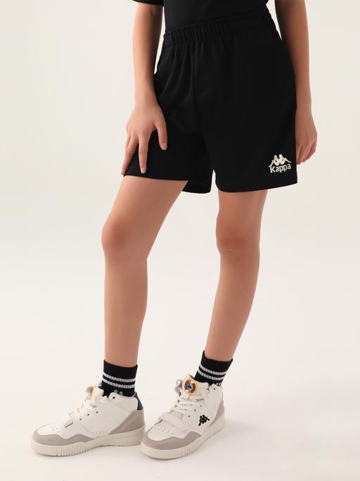 Siyah Authentic Chande Kız Çocuk Antrasit Regular Şort - KAPPA® Türkiye