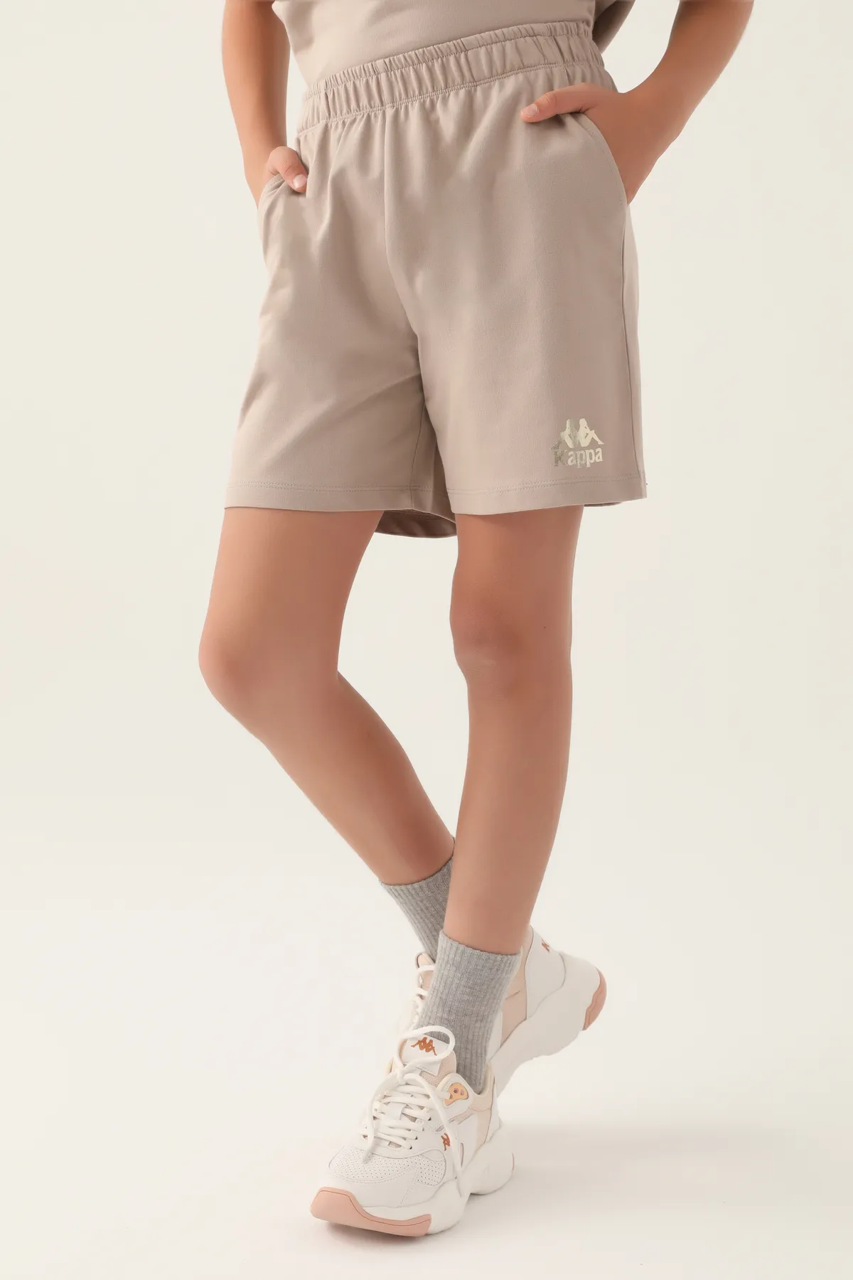 Bej Authentic Chande Kız Çocuk Bej Regular Fit Şort