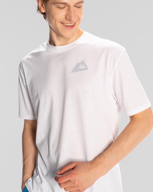 Beyaz Kunio Erkek Beyaz Regular Fit Tişört - KAPPA® Türkiye