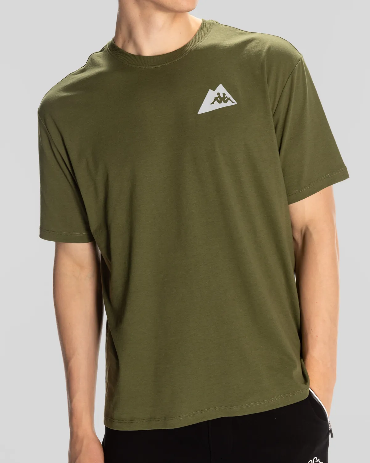 Yeşil Kunio Erkek Haki Regular Fit Tişört