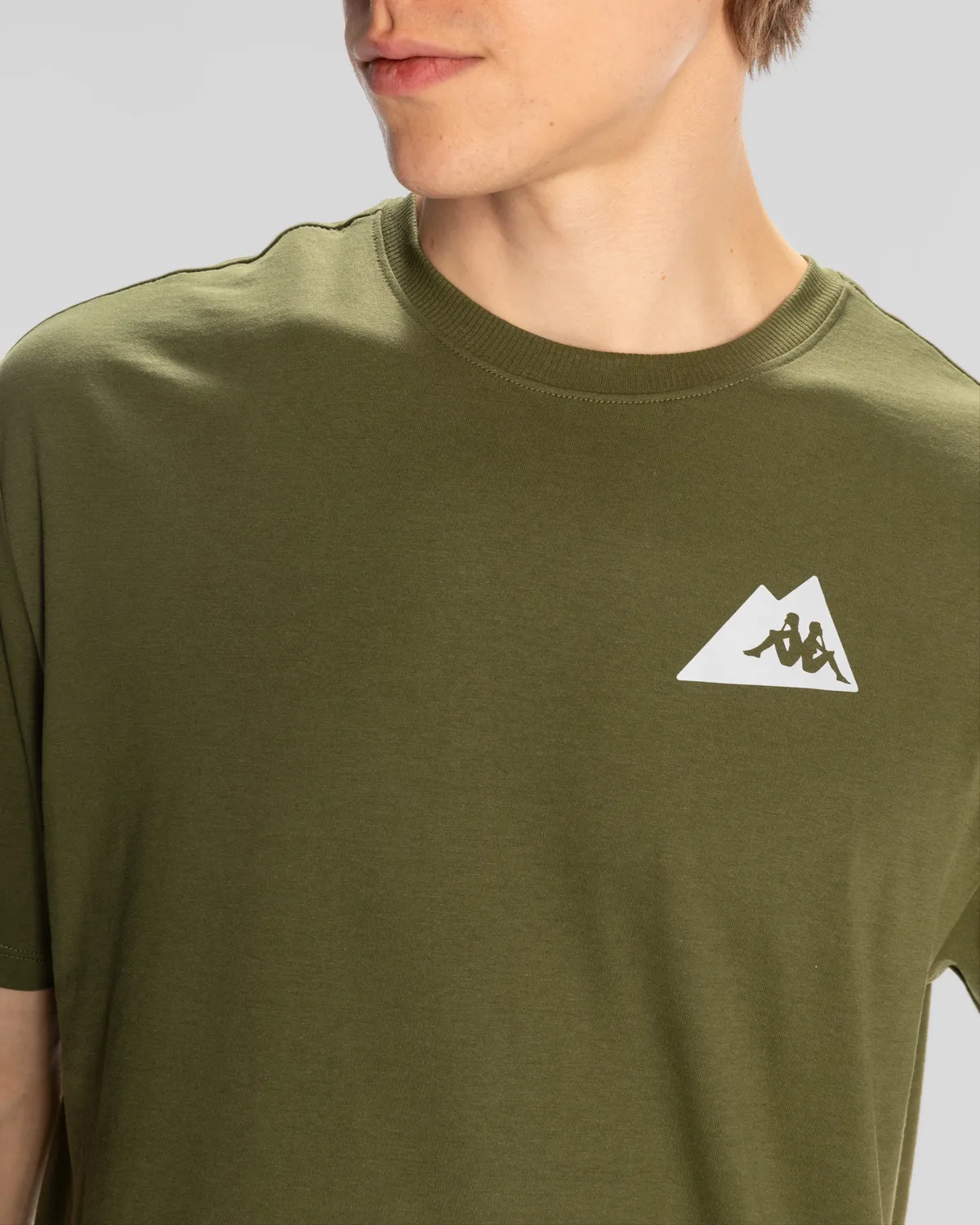 Yeşil Kunio Erkek Haki Regular Fit Tişört