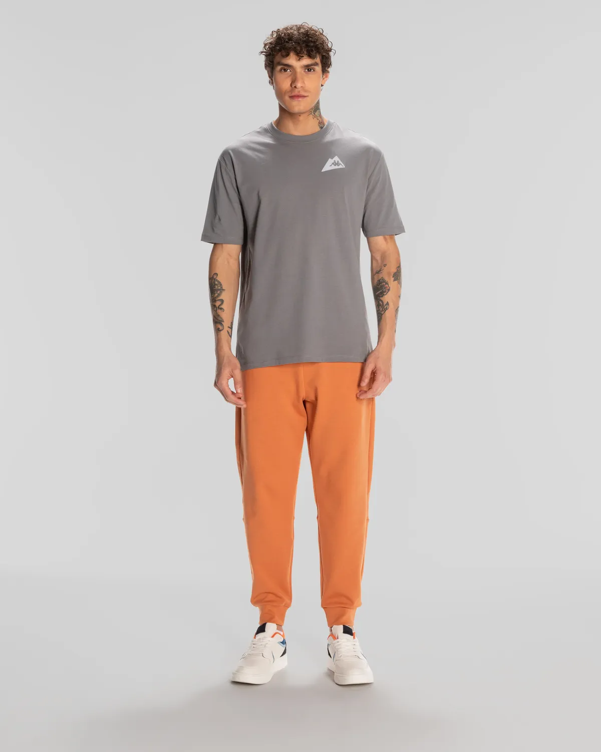 Mavi Kunio Erkek Gri-Mavi Regular Fit Tişört