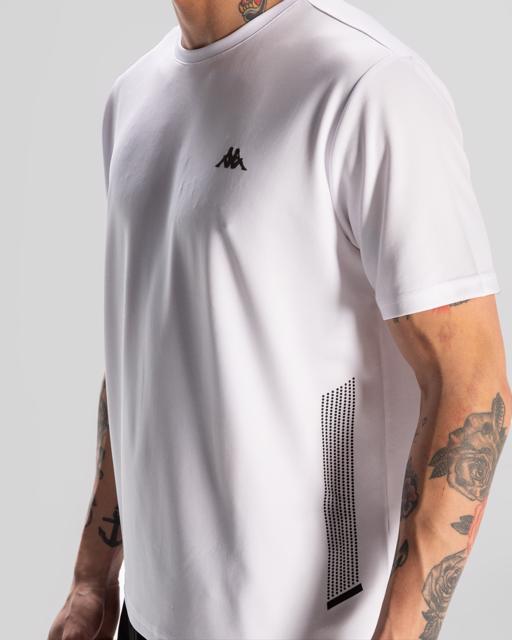 Beyaz Kombat Morton Erkek Beyaz Regular Fit Tişört - KAPPA® Türkiye