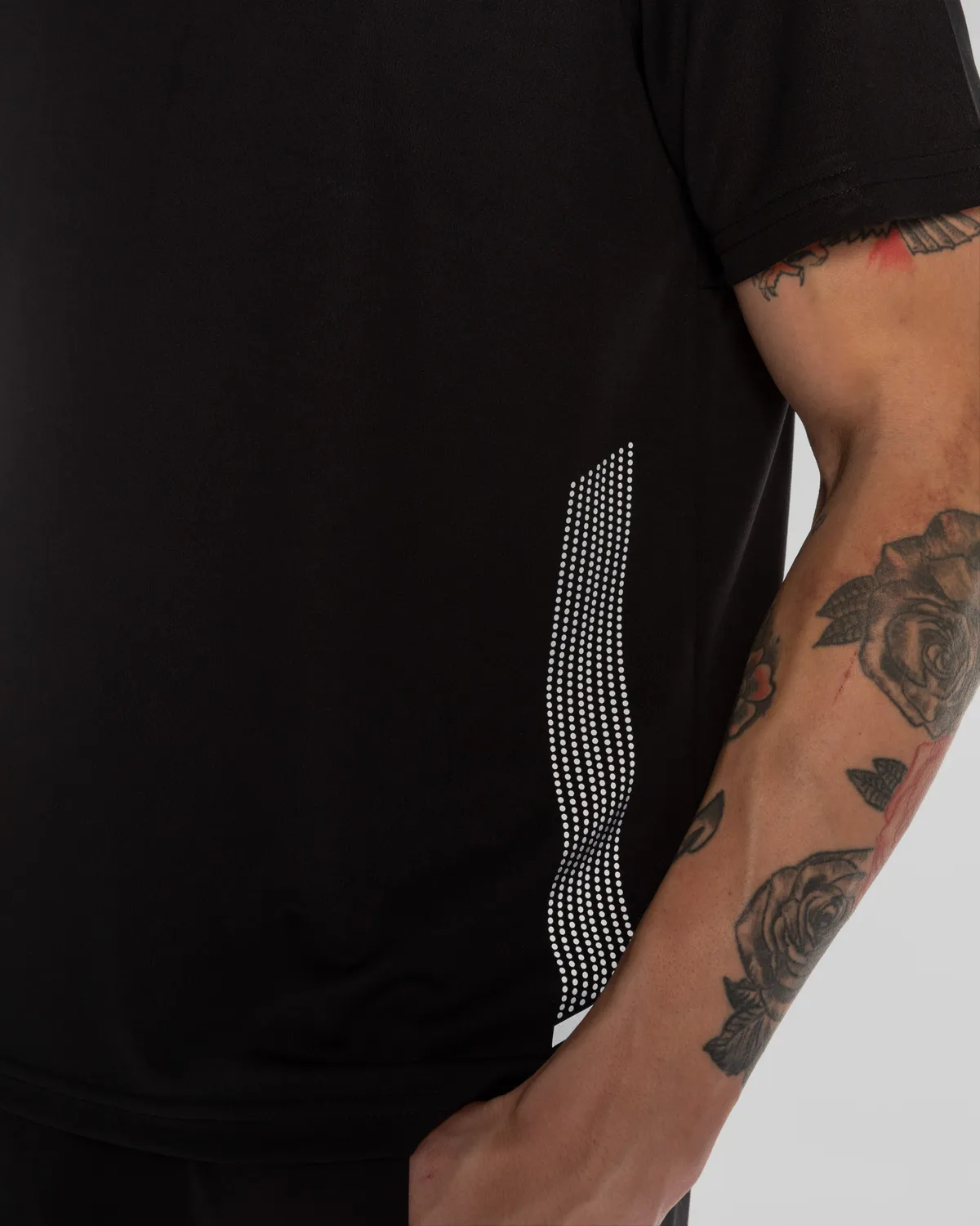 Siyah Kombat Morton Erkek Siyah Regular Fit Tişört