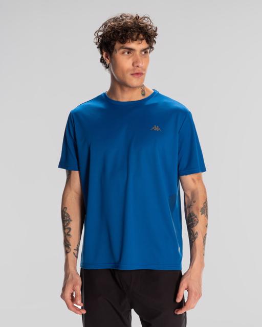 Mavi Kombat Morton Erkek Mavi Regular Fit Tişört - KAPPA® Türkiye