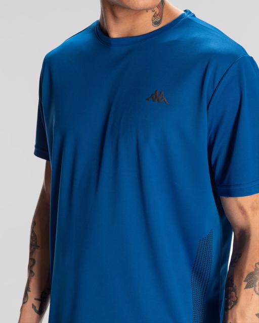 Mavi Kombat Morton Erkek Mavi Regular Fit Tişört - KAPPA® Türkiye